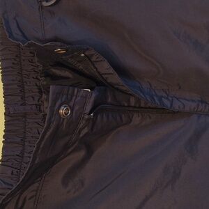 Men's I3 Black Full Leg Zip Open Snowpants Ski Winter L